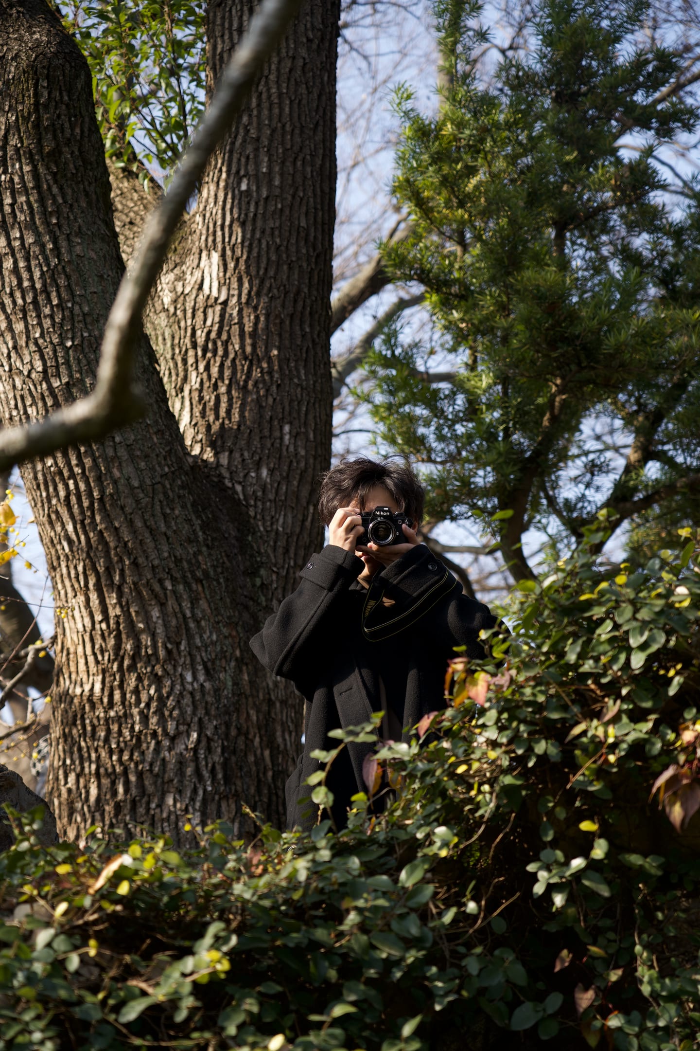 The same portrait as the camera's RAW decode.